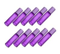 ADOCARN Set di Flaconi a Sfera con da 10 Ml 10 Pezzi Flaconi di Vuoti Punta in Acciaio Inossidabile per Oli Essenziali Siero per Gli Occhi Crema Ricaricabile