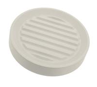 ADOCARN Sottovaso Rotondo Bianco con Ruote Nascoste, per Vasi e Piante | Struttura Robusta con Riserva D’acqua, Gomma e Acciaio, Pp, Facile Spostamento per Fioriere e Succulente