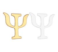 ADOCARN Spille da Donna 2 Pezzi in Lega Stile Vintage Creativo Simbolo Psicologia Resistente allo Sbiadimento Accessori Versatili per Occasioni Casual