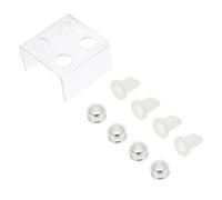 ADOCARN Stampo in Silicone per Rossetto Fai da Te 9 Pezzi 12,1 Mm Supporto a 4 Fori e Anelli per Creazione Balsami Labbra, Kit Cosmetico per Regalo a Donne e Appassionati di Trucco