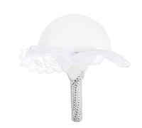 ADOCARN Supporto per Bouquet da Sposa in Plastica e Schiuma Bianco, Facile da Usare e Conservare, per Fiori Finti in Negozio di Fiori o Bomboniere