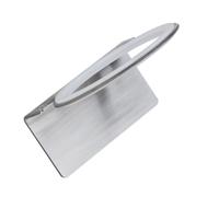 ADOCARN Supporto Porta Asciugacapelli in Acciaio Inossidabile 304, Leggero e Facile da Installare, per Bagno e Salone, Design Contemporaneo Argento
