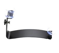 ADOCARN Supporto Regolabile per Chitarra Classica e Mandolino con Ventosa, Poggia Corpo in Lega e Eva Nero, Accessorio per Strumenti Musicali