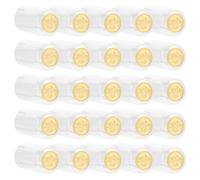 ADOCARN Tappi per Bottiglia Vino in Pvc 32 Mm, Confezione da 100 Pezzi, Leggeri e Compatti, per Sigillare Bottiglie di Vino Protezione Termoretraibile