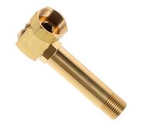 ADOCARN Tubo Pollice Pratico Accessorio per Irrigazione per per Avvolgitubo Adattatore da Rame Oro, Ricambio Compatto Portatile Gomito Flessibile da 1 Giardino