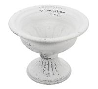 ADOCARN Vaso Decorativo Metallo Vintage per Fiori per Giardino e Interni Design Romantico e Atmosfera Accogliente Come Adornamento per Composizioni Floreali e Decorazioni per Casa