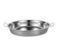 ADOCARN Vassoio per Cuocere a Vapore in Acciaio Inox con Manico e Magnete, Piatto Versatile per Noodle Freddi, Facile da Pulire, per Uso Quotidiano e Ktv