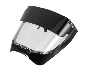 ADOCARN Visiera da Saldatore Comoda e Trasparente in PET ad Alta Visibilità per Tutela degli Occhi e Viso per Saldature e Lavori di Molatura