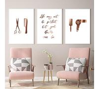 AdoDecor Quadretti da parete Poster e stampe per decorazioni per parrucchieri Stampa su tela,Quadri moderni soggiorno Regalo parrucchiere parrucchiere Poster da parete(Non incorniciato)