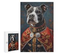 Adolescente 1000 PCS Puzzle Royal Dog Portrait Artwork-2 Puzzle Per Adulti Vacanza A Casa Passatempo Interazione Genitore-figlio Divertimento in Famiglia E Serata Di Giochi 1000 PCS