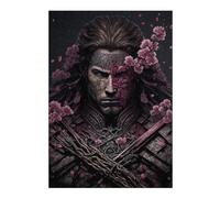 Adolescente 1000pcs(38x26cm) Puzzle Samurai Warrior with Cherry Blossoms-7 Puzzle Per Adulti Giochi Divertenti Vacanze A Casa Regali Per Passare Il Tempo Per Amici E Familiari 1000pcs(38x26cm)