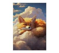 Adolescente 1000pcs(38x26cm) Puzzle Sleeping Fox on Clouds Puzzle Per Adulti Giochi Divertenti Vacanze A Casa Regali Per Passare Il Tempo Per Amici E Familiari 1000pcs(38x26cm)