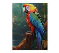 Adolescente 1000pcs(52x38cm) Puzzle Amazon Macaw in Tropical Rainforest Puzzle Per Adulti Giochi Divertenti Vacanze A Casa Regali Per Passare Il Tempo Per Amici E Familiari 1000pcs(52x38cm)