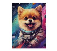 Adolescente 1000pcs(52x38cm) Puzzle Space Pomeranian Adventure-14 Puzzle Per Adulti Giochi Divertenti Vacanze A Casa Regali Per Passare Il Tempo Per Amici E Familiari 1000pcs(52x38cm)