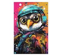 Adolescente 1000pcs(75x50cm) Puzzle Colorful Avian Astronaut Artwork Puzzle Per Adulti Giochi Divertenti Vacanze A Casa Regali Per Passare Il Tempo Per Amici E Familiari 1000pcs(75x50cm)
