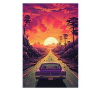 Adolescente 1000pcs(75x50cm) Puzzle Sunset Drive Adventure Puzzle Per Adulti Giochi Divertenti Vacanze A Casa Regali Per Passare Il Tempo Per Amici E Familiari 1000pcs(75x50cm)