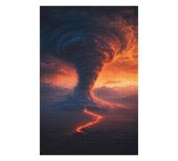 Adolescente 1000pcs(75x50cm) Puzzle Tornado in Mountains Puzzle Per Adulti Giochi Divertenti Vacanze A Casa Regali Per Passare Il Tempo Per Amici E Familiari 1000pcs(75x50cm)
