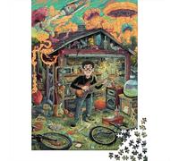 Adolescente Europea Puzzle in Legnos Adulto 1000 Pezzi Decorazione Interna Unica Gioco EduGattoion Per Gioco Familiare Regalo Per Amore E Amico Stress Relief 1000pcs (75x50cm)