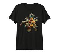 Adolescente Mutante Ninja Turtles Gang Pose Maglietta Premium