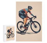 Adolescenti 1000 PCS Puzzle Cyclist Bicycle Puzzle Per Adulti Giocattoli Fai Da Te Analisi E Logica Giochi Stimolanti Regali 1000 PCS