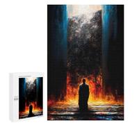 Adolescenti 1000 PCS Puzzle The Pilgrim Before The Sealed Gate - The One Who Dared to Stand Puzzle Per Adulti Giocattoli Fai Da Te Analisi E Logica Giochi Stimolanti Regali 1000 PCS