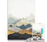 Adolescenti 1000 Pezzi Puzzle Distant Peaks Spielzeug-Intellektuelles Spiel Verbessern Sie das Gedächtnis38x26cm