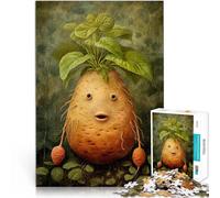 adolescenti 1000 Pieces Puzzle Whimsical Potato in Garden Staycation: Zeit totschlagen Geburtstagsgeschenk, Geschenke, Wandkunst52x38cm