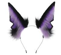 Adolescenti adulti Cosplay Lupo Orecchio Forma Fascia Peluche Cerchio Dei Capelli Trucco Live Broadcast Musica Festival Party Copricapo Formato Adulto Trucco Per Lavare Fasce Per Il Viso Per Ragazze