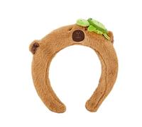 Adolescenti Cartoon Capybara Forma Fascia Adulto Peluche Copricapo Per Trucco Lavaggio Viso Sport Fascia Anti Capelli Slip