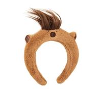 Adolescenti Cartoon Capybara Forma Fascia Adulto Peluche Copricapo Per Trucco Lavaggio Viso Sport Fascia Anti Capelli Slip