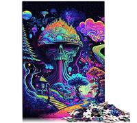 Adolescenti Jigsaw Puzzle psichedelico Puzzle da 1000 pezzi per adulti Puzzle in legno per bambini per adulti e bambini dai 12 anni in su come regali per tutta la famiglia e le dimensioni: 50x75 cm