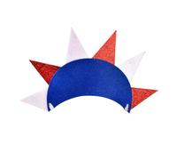 Adolescenti Paillettes Giorno dell'Indipendenza Fascia Creativo 4 Luglio Cerchio per Capelli Trucco Trasmissione dal Vivo Cosplay Party Copricapo
