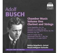 Adolf Busch Adolf Busch: Chamber Music - Volume 1 (CD) Album