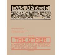 Adolf Loos Das Andere (Tascabile)
