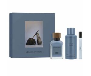 Adolfo Dominguez Amber Black 120ml Set 3 pezzi - Profumo