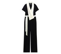 Adolfo Dominguez Tuta jumpsuit écru / nero Donna Adolfo Dominguez S