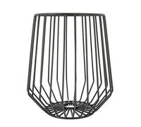 A'Domo PV-CHR-3052 Point-Virgule Wire-Cesto per Frutta Alto, 23,4 x 25,4 cm, Colore: Nero, Acciaio