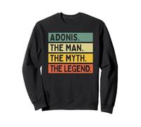 Adonis The Man The Myth The Legend Citazione Personalizzata Divertente Felpa