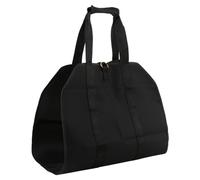 Adoorniequea Borsa per il trasporto della legna da ardere, da viaggio, per picnic, pesca, colore nero