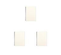 Adoorniequea Set di 3 quaderni a fogli sciolti, diario, agenda settimanale degli obiettivi, scrittura, quaderni, cancelleria, B5, linea orizzontale, 25,7 x 19,5 cm