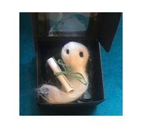 Adopt A Ghost 2024 New Super Cute Little Pocket Ghost with A Tiny Scroll Mini Plush Stuffed Ghost Doll Creative Gift for Ghost S