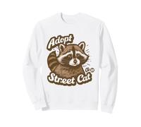 Adopt A Street Cat Funny Raccoon Felpa