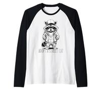 Adopt A Street Cat Maglia con Maniche Raglan