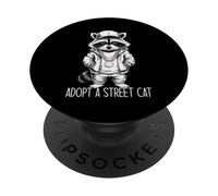 Adopt A Street Cat PopSockets PopGrip Adesivo