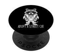 Adopt A Street Cat PopSockets PopGrip Adesivo