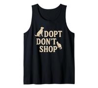 Adopt Don't Shop - Simpatico animale salvatutto per cani, gatti, amanti degli animali domestici Canotta