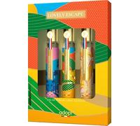 adopt LOVELY ESCAPE Set da 3 pezzi, 3 x 30 ml Eau de Profums da donna | Set regalo profumo (3 x 30 ml), da regalo, composizioni fresche e colorate, adopt: profumo da donna