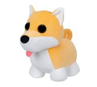 Adopt Me! AME0103-20 cm peluche - Shiba-Inu, peluche ufficiale con codice gioco