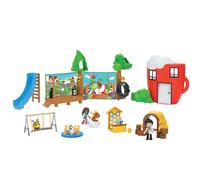 Adopt Me! Coffee Shop and Playground Large Playset - Top Online Game - Codice articolo virtuale esclusivo incluso - Con i tuoi animali domestici, personaggi e paesaggi di gioco preferiti - Età 6+