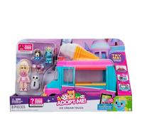 Adopt Me! Jazwares Ice Cream Truck - Trasformare il veicolo con luci e suoni - Top gioco online - Codice articolo virtuale esclusivo incluso